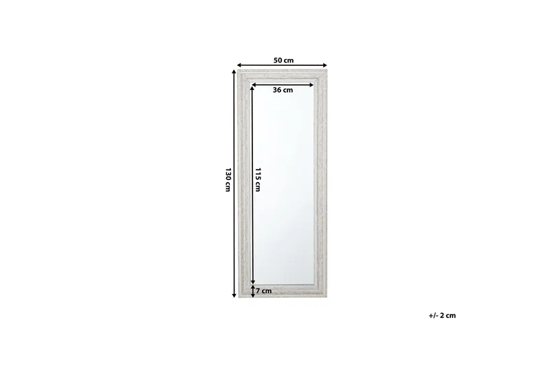 Vertou Spegel 50 cm - Beige - Inredning - Spegel - Väggspegel