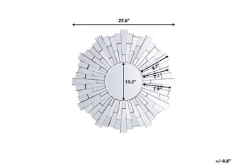 Vire Spegel 70 cm - Silver - Inredning - Spegel - Väggspegel
