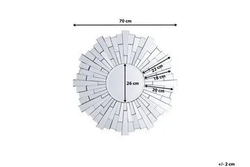Vire Spegel 70 cm - Silver - Inredning - Spegel - Väggspegel