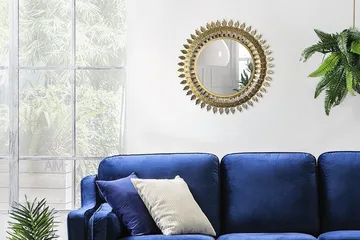 Vorey Spegel 60 cm - Guld - Inredning - Spegel - Väggspegel