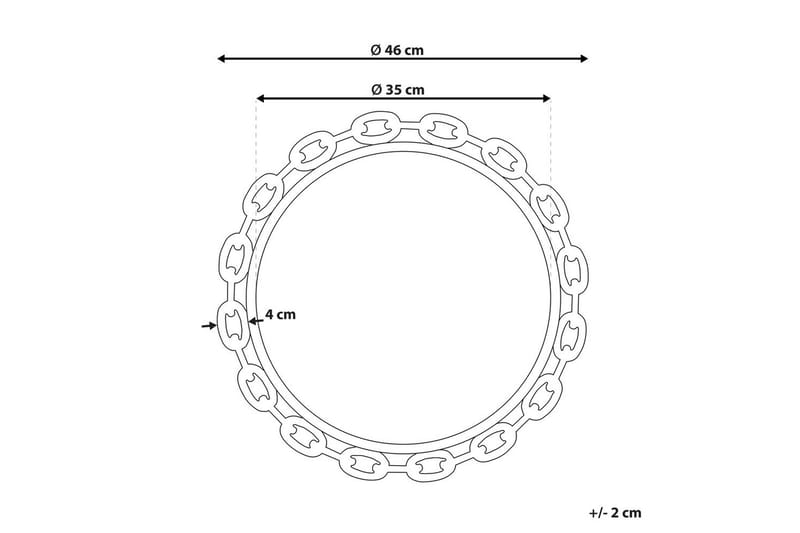 Väggspegel Yebra - Inredning - Spegel - Hallspegel