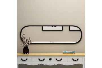 Zeos Spegel 40 cm Rektangulär - Svart - Inredning - Spegel - Väggspegel