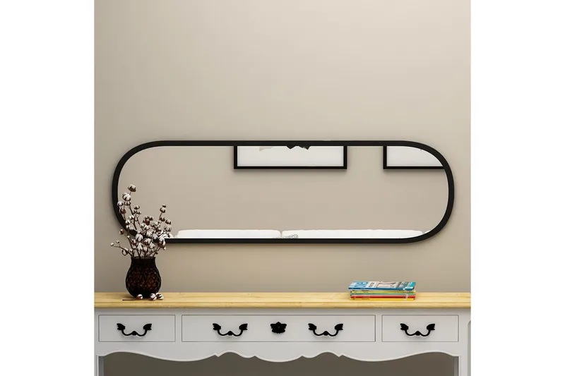 Zeos Spegel 40 cm Rektangulär - Svart - Inredning - Spegel - Väggspegel