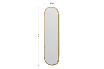 Zeos Spegel 40 cm Rektangulär - Trä/Natur - Inredning - Spegel - Väggspegel