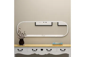 Zeos Spegel 40 cm Rektangulär - Vit - Inredning - Spegel - Väggspegel