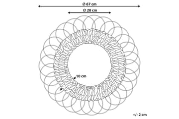 Väggspegel Pamol - Inredning - Spegel - Hallspegel
