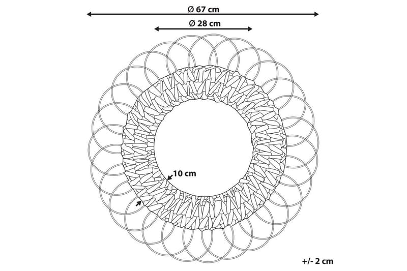 Väggspegel Pamol - Inredning - Spegel - Hallspegel