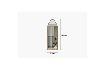 Vetra Golvspegel 50x160 cm - Rödfärgat trä - Inredning - Spegel - Golvspegel