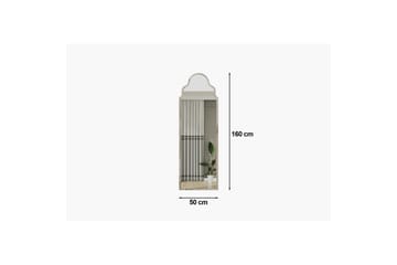 Vetra Golvspegel 50x160 cm - Vit - Inredning - Spegel - Golvspegel