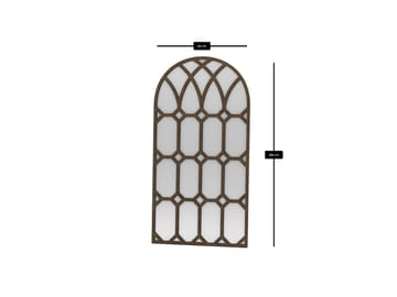 Vinor Golvspegel 180 cm - Brun - Inredning - Spegel - Golvspegel
