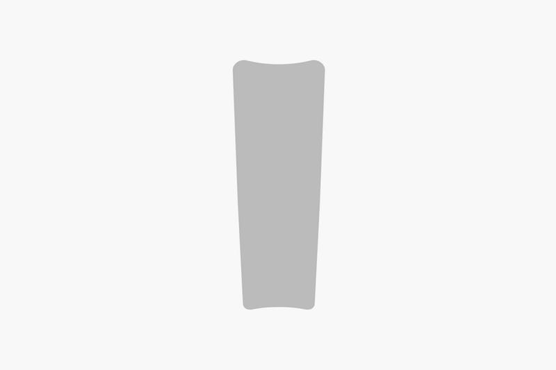 Vitros Vägghängd Spegel Rektangulär 55 cm, Transparant