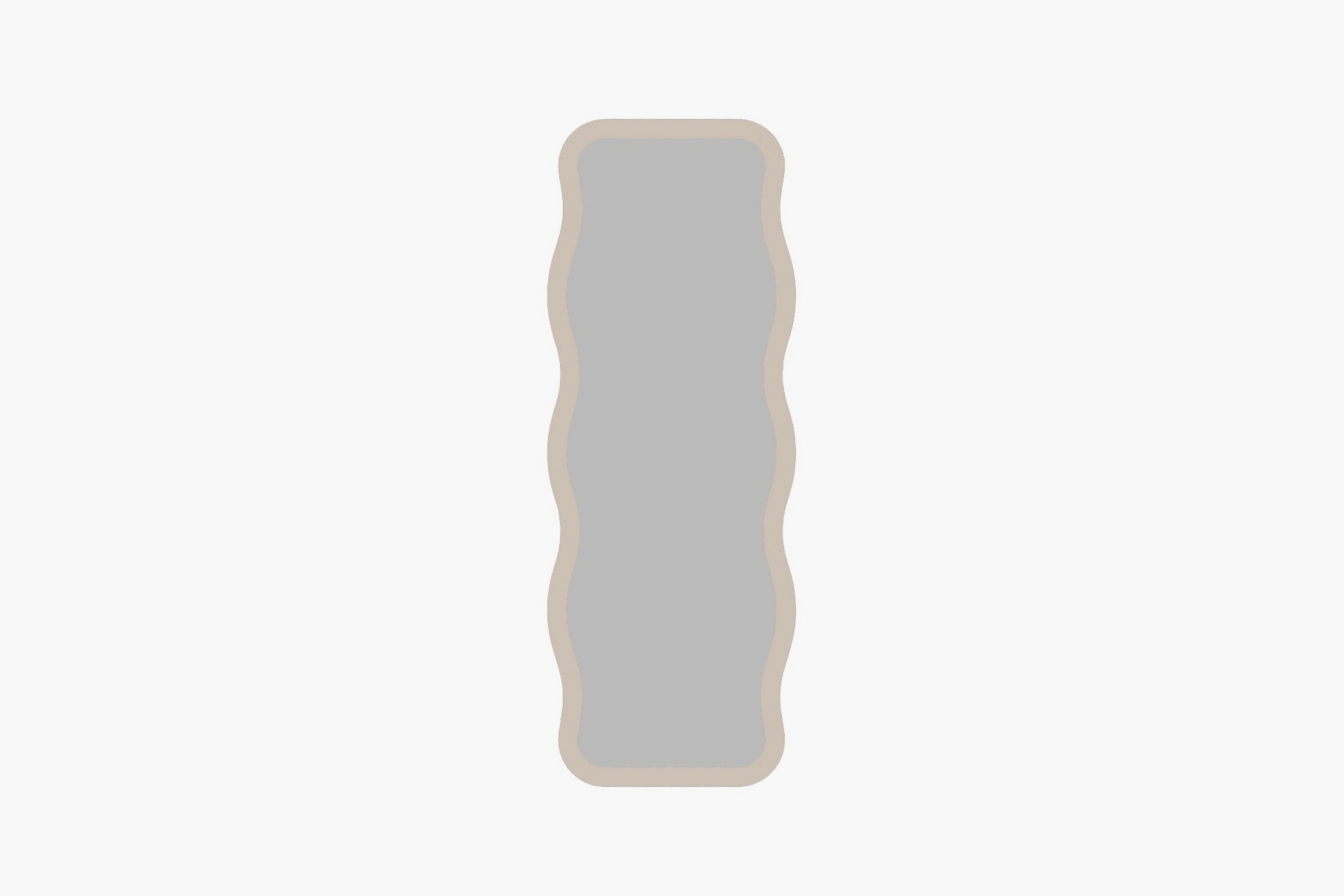 Vägghängd Spegel Aror Rektangulär 50 cm Beige