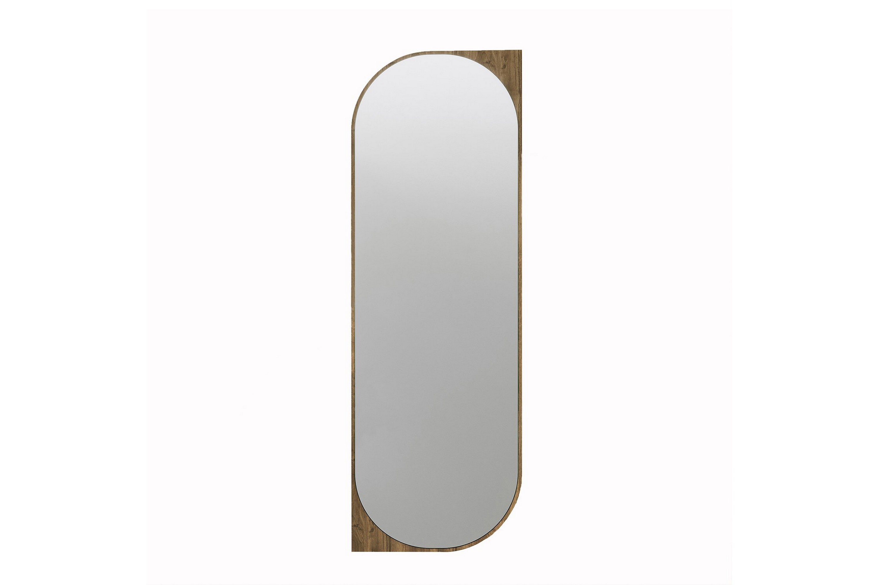 Vägghängd Spegel Livi Oval 52 cm Brun