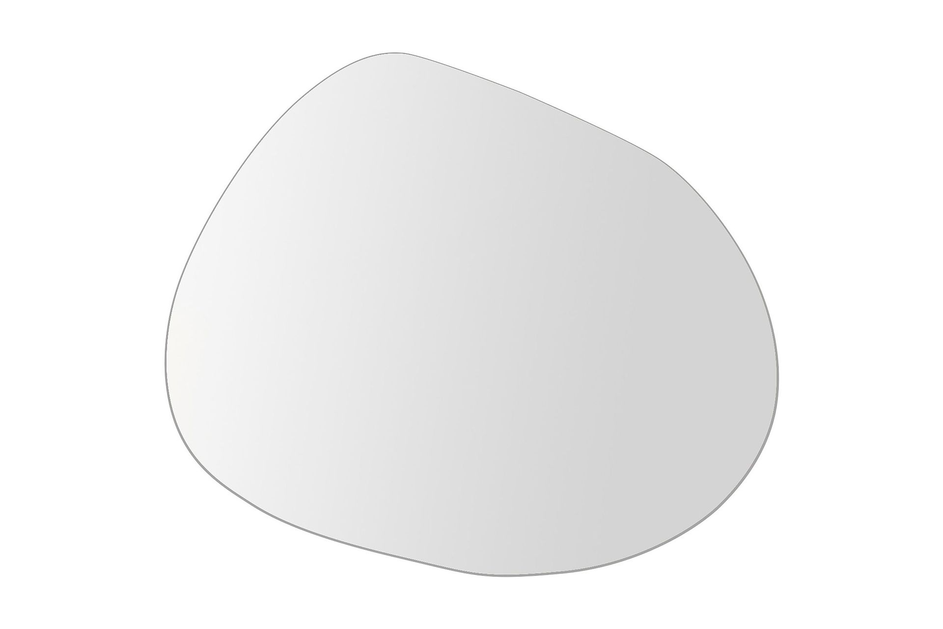 Asymmetrisk Spegel 75x55 cm - Svart