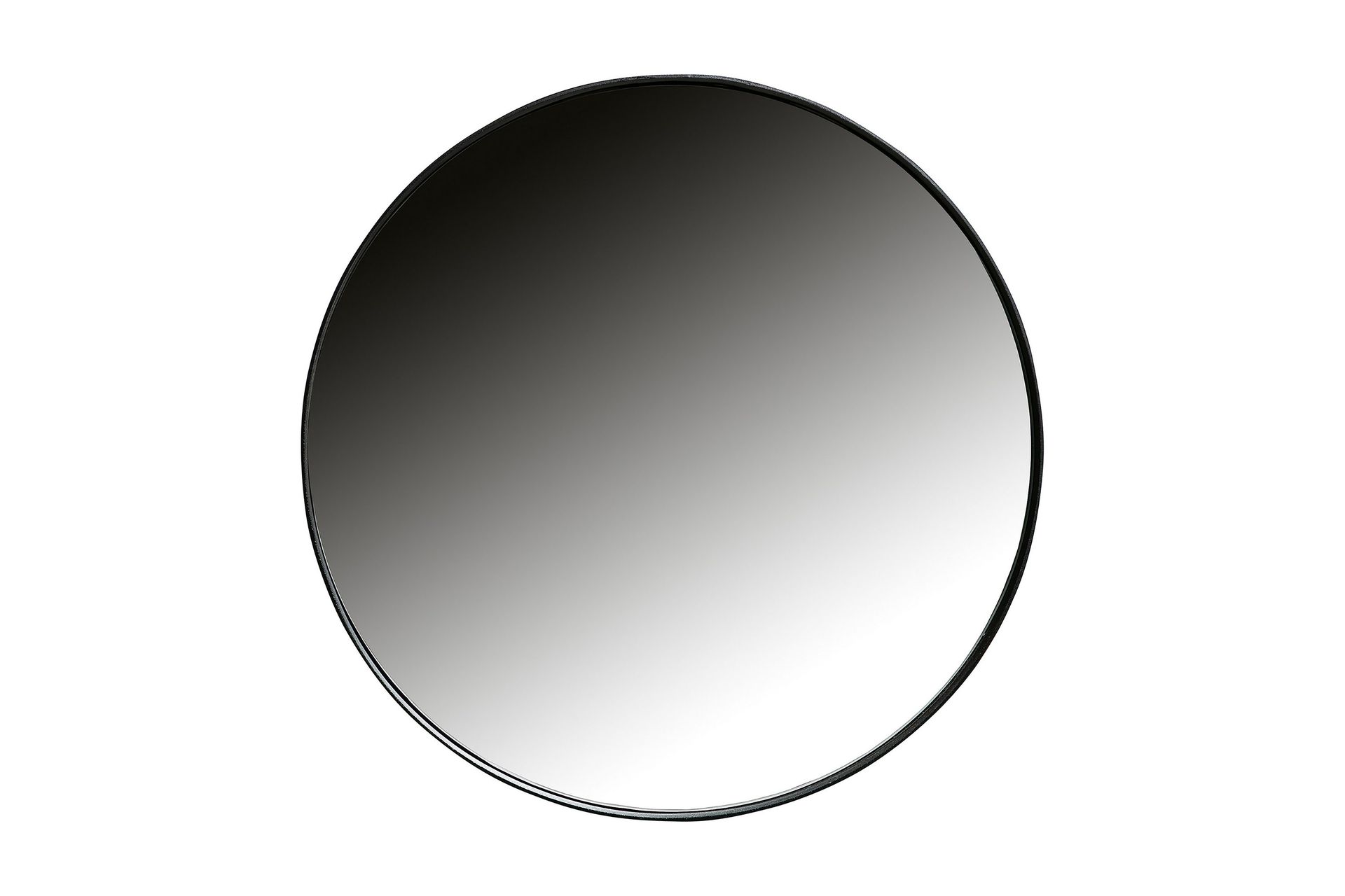 Biella Spegel 50 cm Rund - Svart