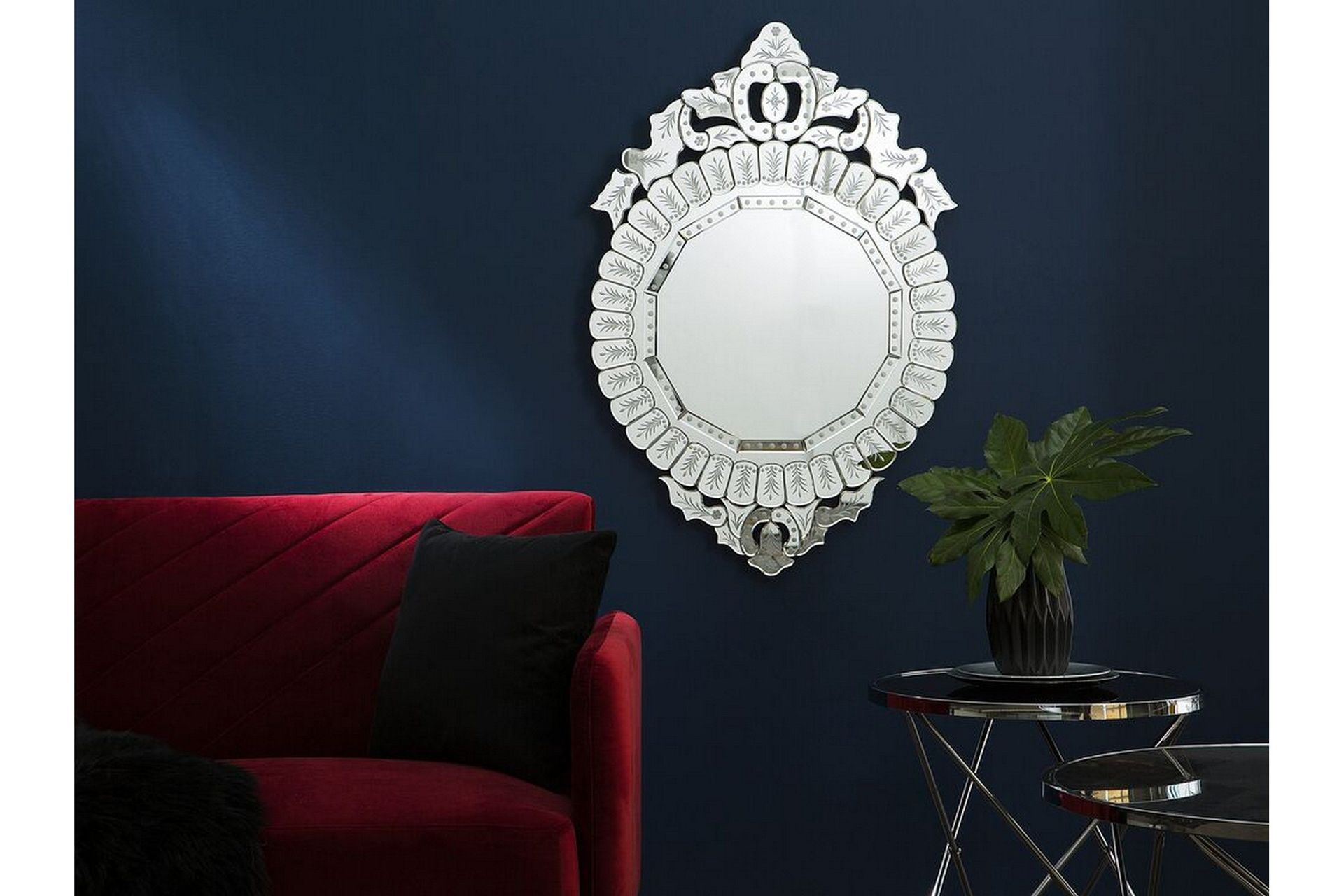 Craon Spegel 67 cm - Silver