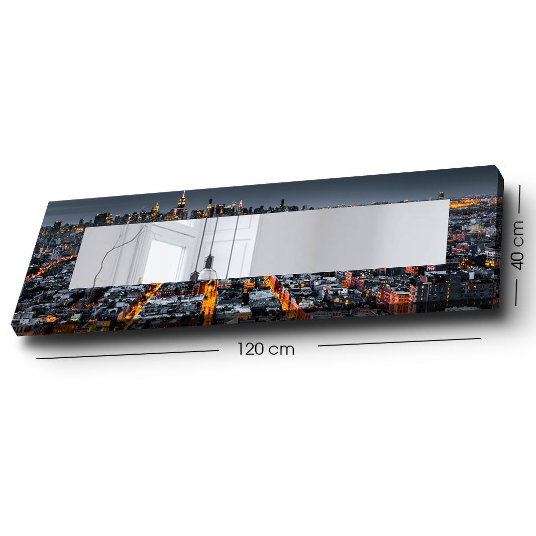 Dekorspegel 40x120 cm - Flerfärgad