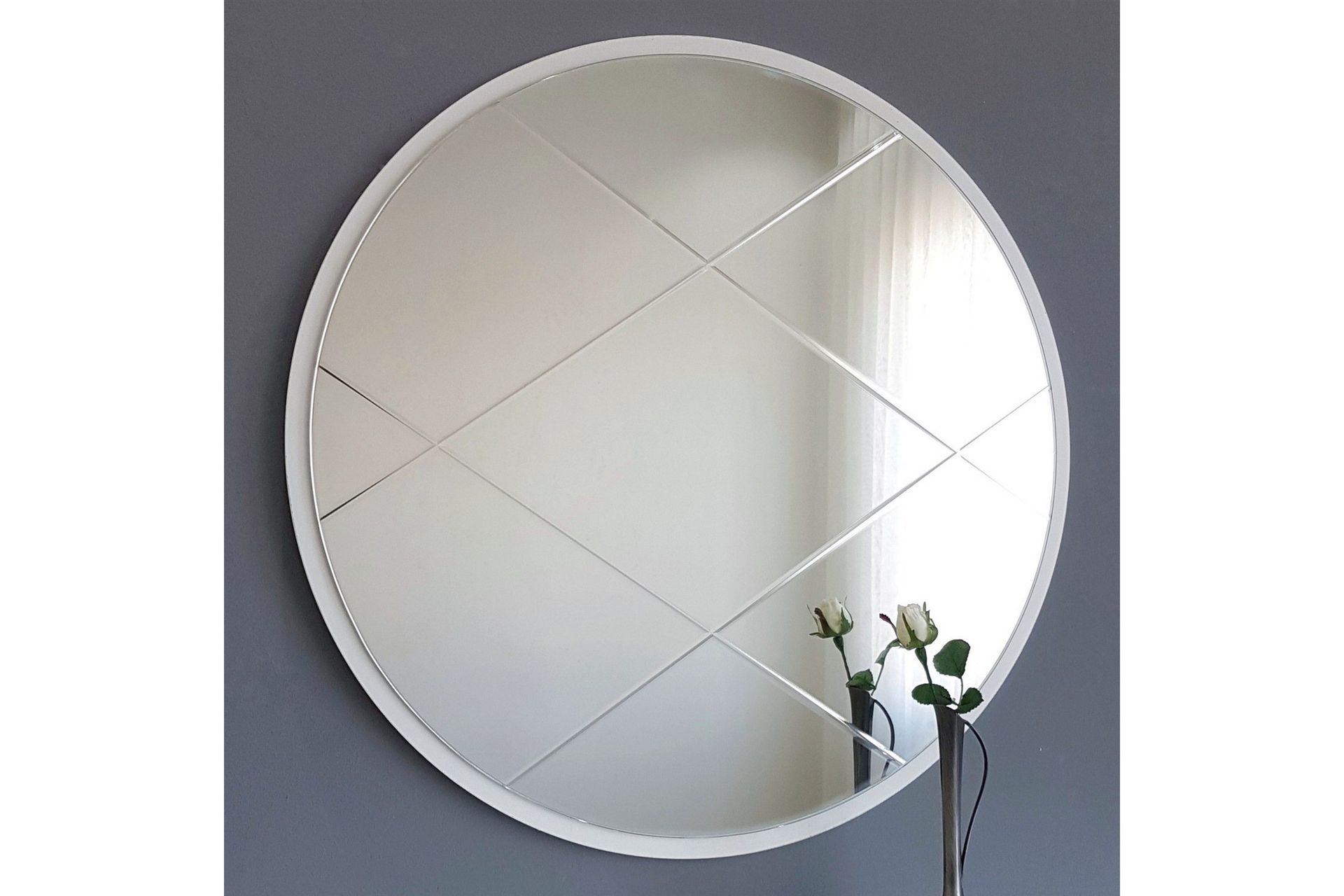 Delance Dekorationsspegel 60 cm - Silver