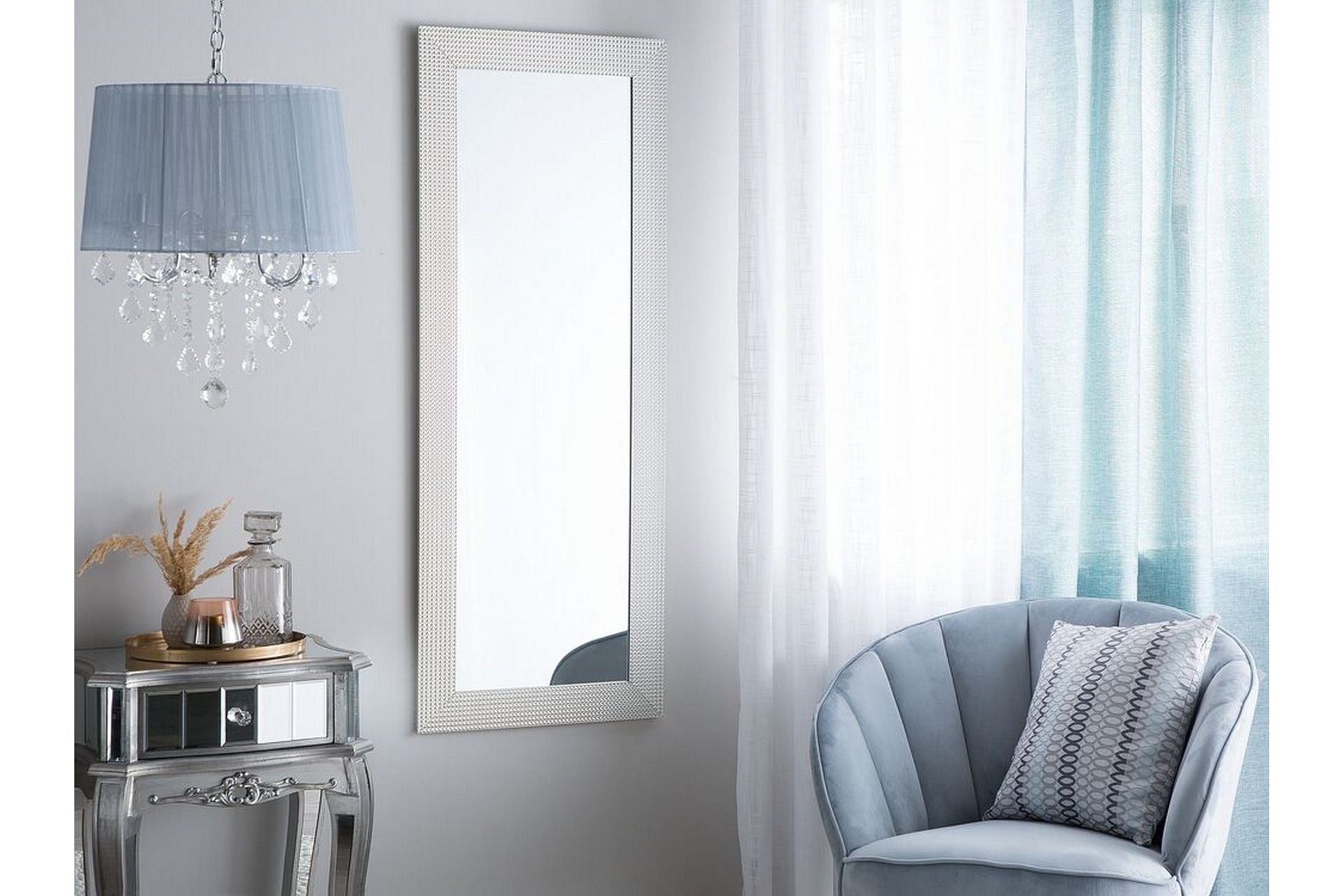 Derval Spegel 50 cm - Silver