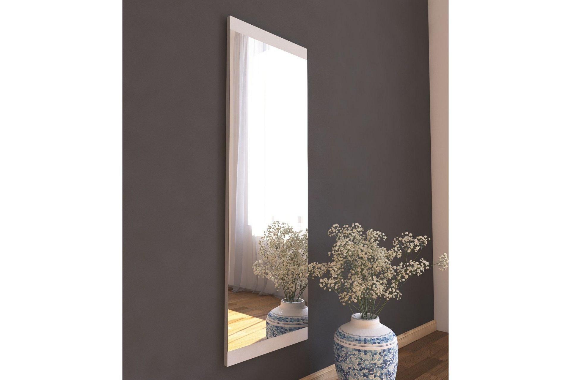 Neom Spegel 40 cm Rektangulär - Vit