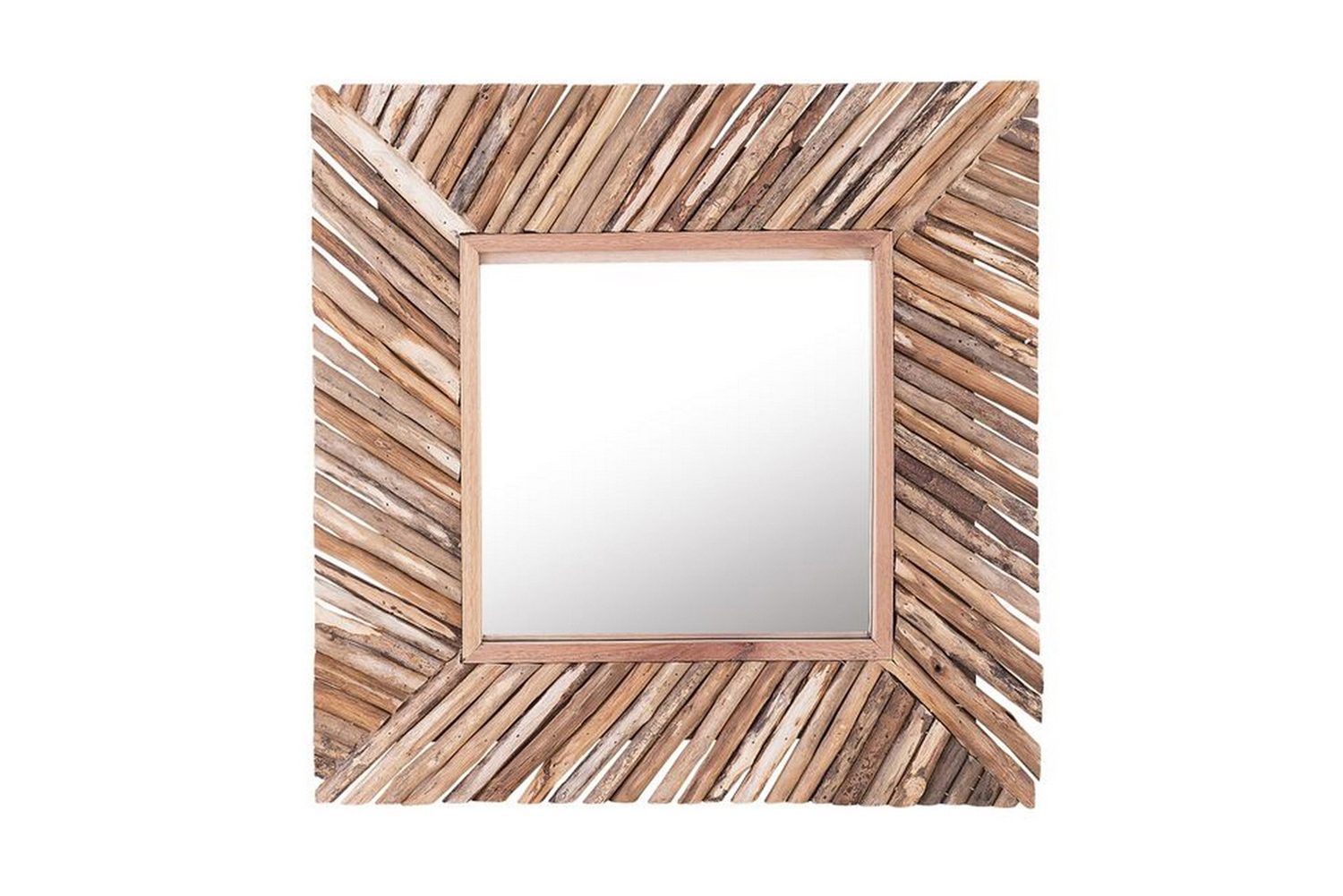 Pashel Spegel 60x60 cm - Trä/Natur