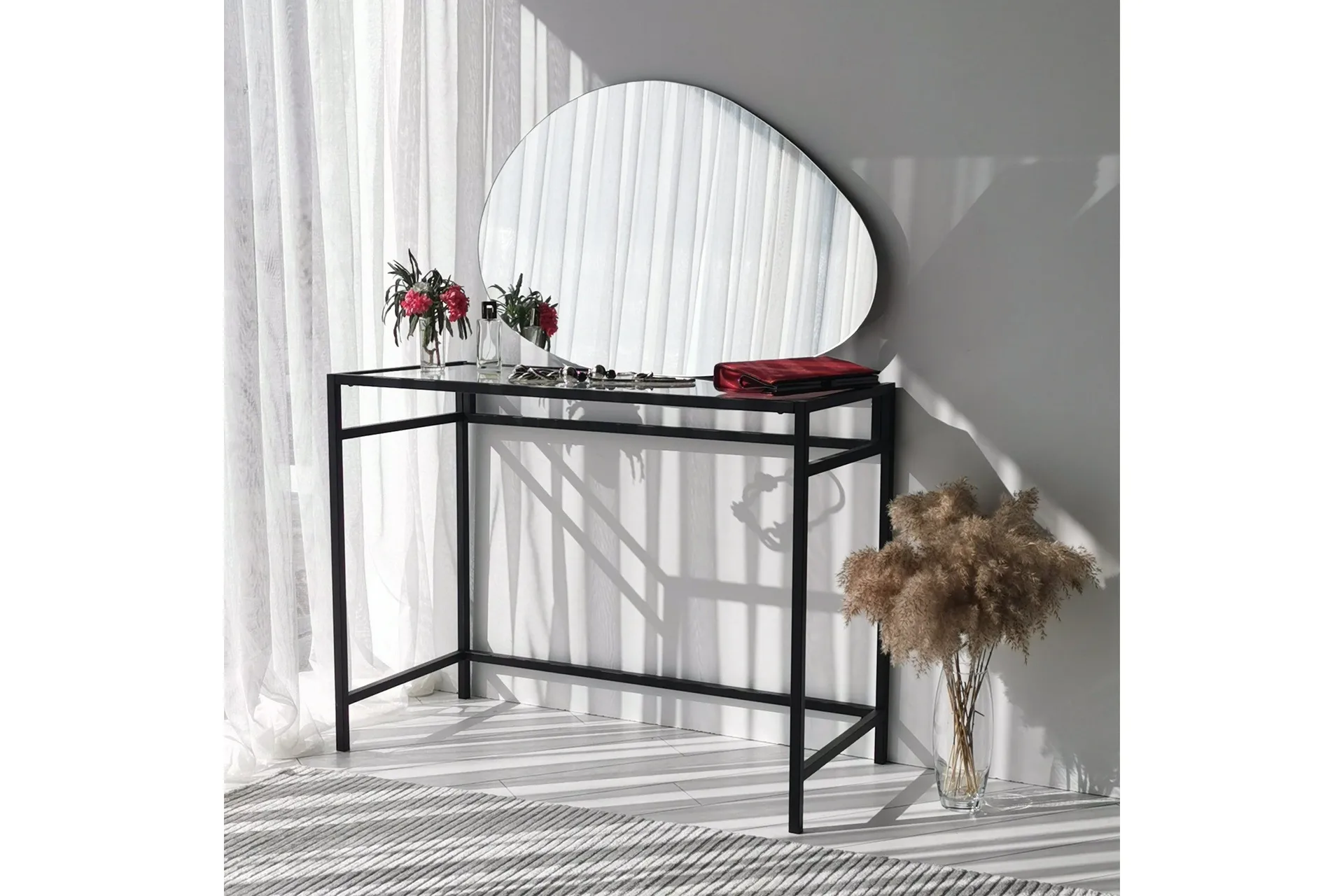 Spegel 60x90 cm - Svart