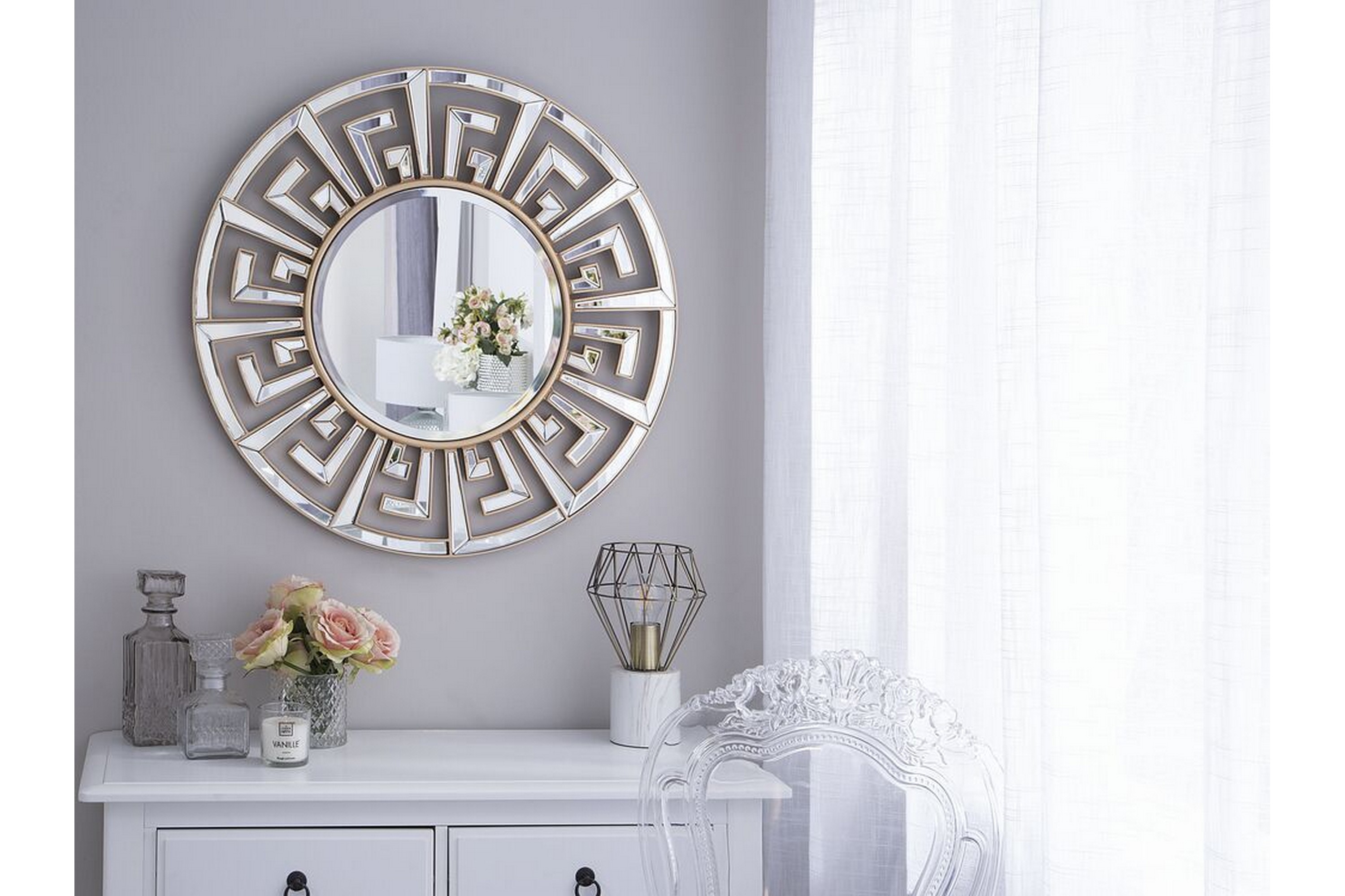 Spegel Flers 70 cm Guld