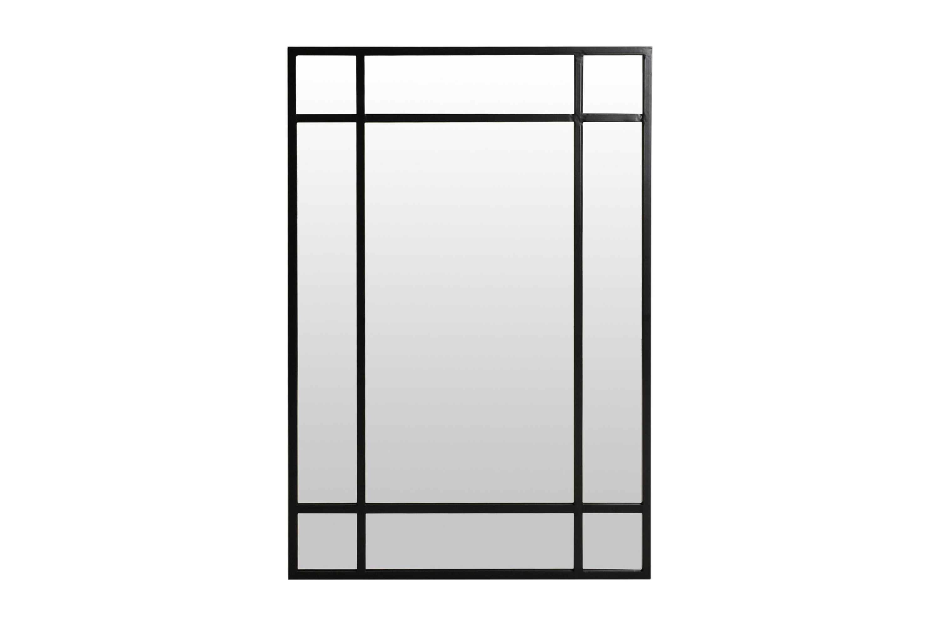Spegel Hamethof 80x120 cm Svart