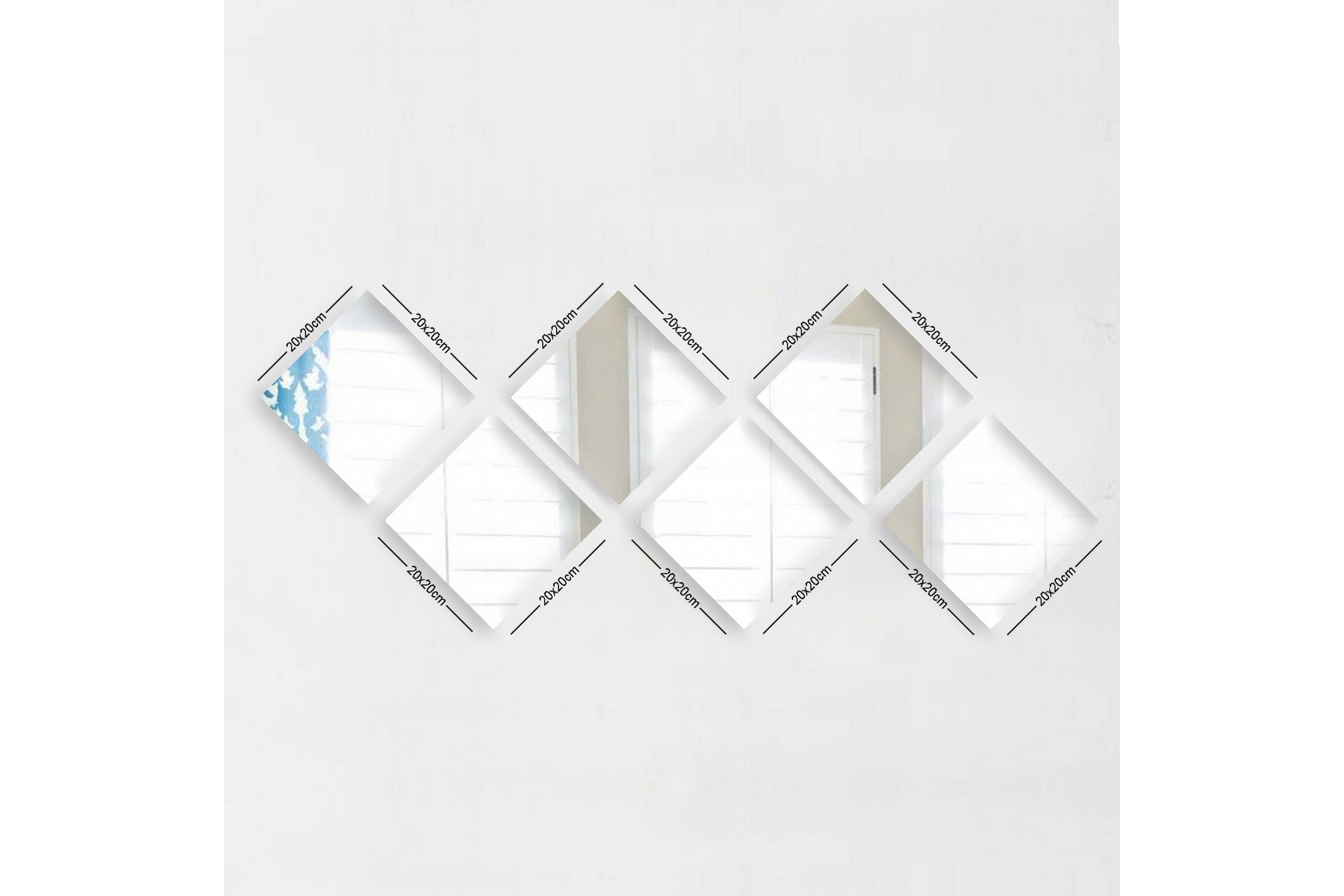 Spegel Velservrook Silver