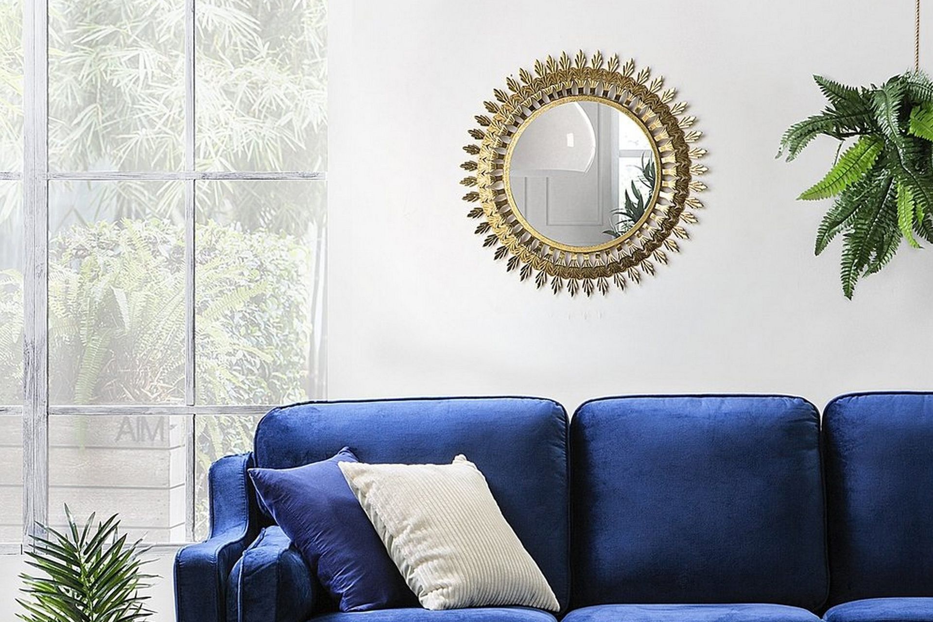 Vorey Spegel 60 cm - Guld