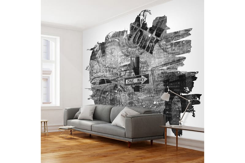 Fototapet Black-And-White New York Collage 250x193 - Artgeist sp. z o. o. - Tapeter vardagsrum - Fototapet - Kökstapeter - Tapeter sovrum & sovrumstapet