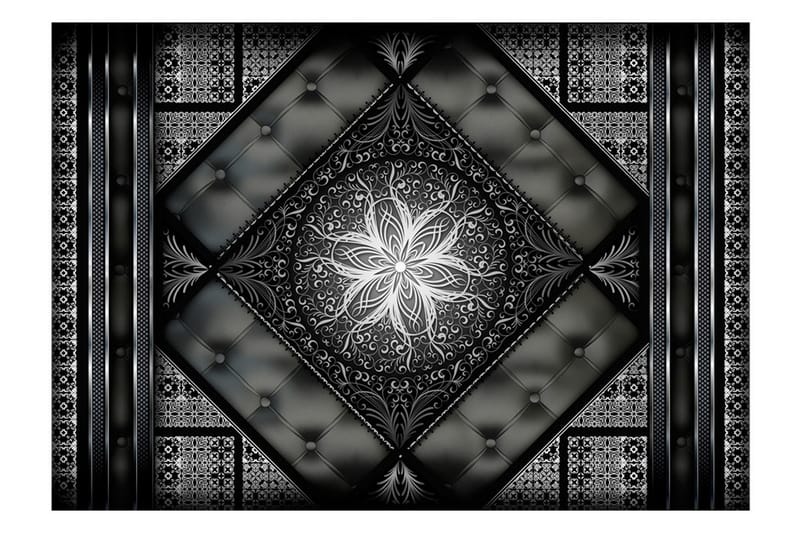 Fototapet Black Mosaic 150x105 - Artgeist sp. z o. o. - Tapeter vardagsrum - Fototapet - Kökstapeter - Tapeter sovrum & sovrumstapet