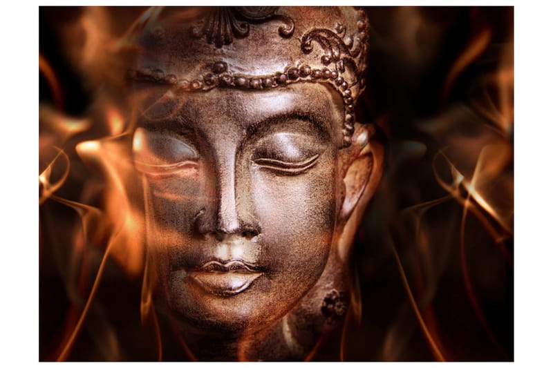 Fototapet Buddha Fire Of Meditation 300x231 - Artgeist sp. z o. o. - Tapeter vardagsrum - Tapeter sovrum & sovrumstapet - Kökstapeter - Fototapet