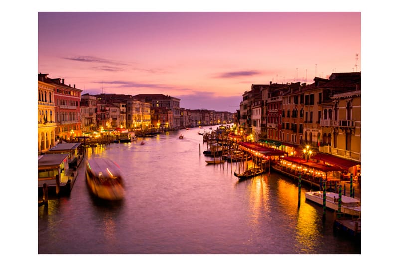 Fototapet City Of Lovers Venedig Nattetid 200x154 - Artgeist sp. z o. o. - Tapeter vardagsrum - Tapeter sovrum & sovrumstapet - Kökstapeter - Fototapet