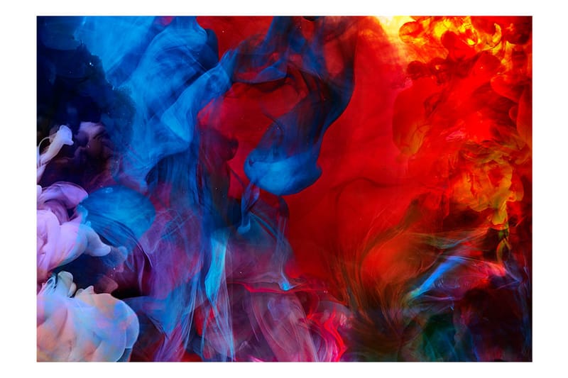 Fototapet Colored Flames 150x105 - Artgeist sp. z o. o. - Tapeter vardagsrum - Fototapet - Kökstapeter - Tapeter sovrum & sovrumstapet
