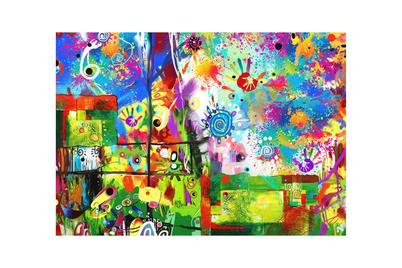 Fototapet Colorful Fantasies 300x210 - Artgeist sp. z o. o. - Tapeter vardagsrum - Fototapet - Kökstapeter - Tapeter sovrum & sovrumstapet