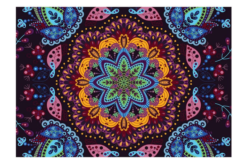 Fototapet Colorful Kaleidoscope 150x105 - Artgeist sp. z o. o. - Tapeter vardagsrum - Fototapet - Kökstapeter - Tapeter sovrum & sovrumstapet