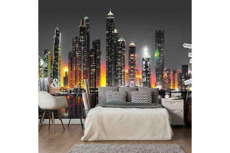 Fototapet Desert City Dubai 300x210 - Artgeist sp. z o. o. - Tapeter vardagsrum - Fototapet - Kökstapeter - Tapeter sovrum & sovrumstapet