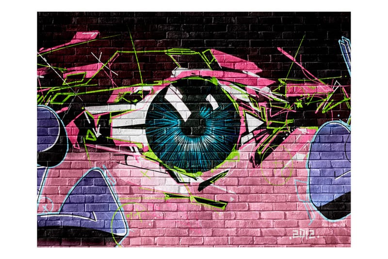 Fototapet Eye Graffiti 300x231 - Artgeist sp. z o. o. - Tapeter vardagsrum - Fototapet - Kökstapeter - Tapeter sovrum & sovrumstapet