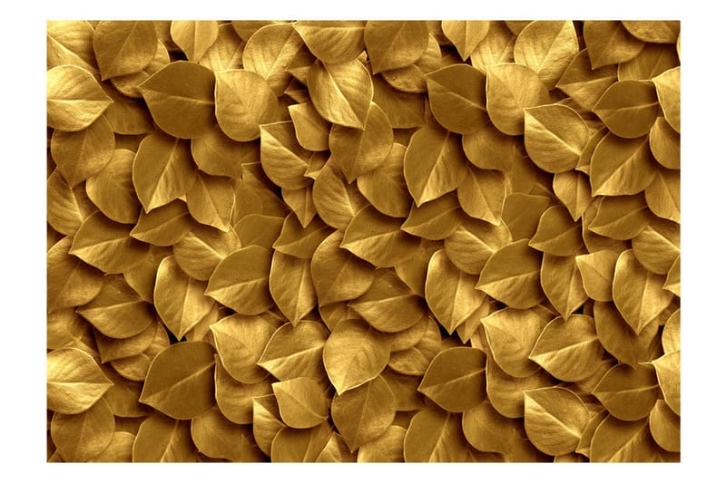 Fototapet Golden Leaves 100x70 - Artgeist sp. z o. o. - Tapeter vardagsrum - Fototapet - Kökstapeter - Tapeter sovrum & sovrumstapet