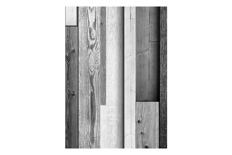 Fototapet Gray Wood 50x1000 - Artgeist sp. z o. o. - Tapeter vardagsrum - Fototapet - Kökstapeter - Tapeter sovrum & sovrumstapet