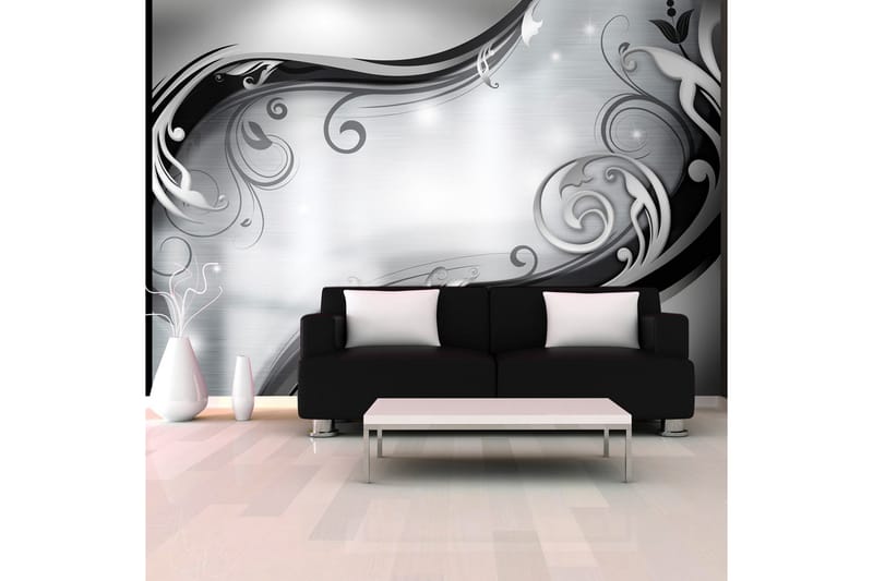 Fototapet Grey Wall 250x175 - Artgeist sp. z o. o. - Tapeter vardagsrum - Fototapet - Kökstapeter - Tapeter sovrum & sovrumstapet