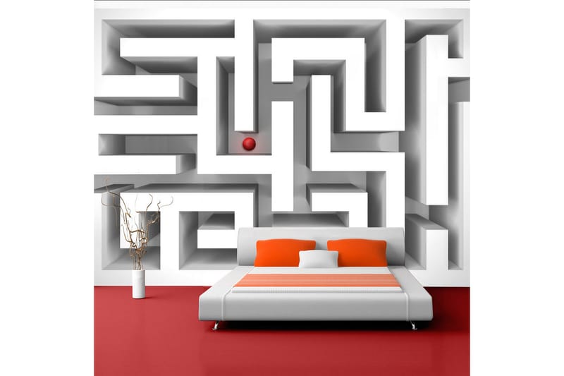 Fototapet Ice Labyrinth 250x175 - Artgeist sp. z o. o. - Tapeter vardagsrum - Fototapet - Kökstapeter - Tapeter sovrum & sovrumstapet