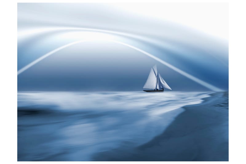 Fototapet Lonely Sail Drifting 300x231 - Artgeist sp. z o. o. - Tapeter vardagsrum - Fototapet - Kökstapeter - Tapeter sovrum & sovrumstapet