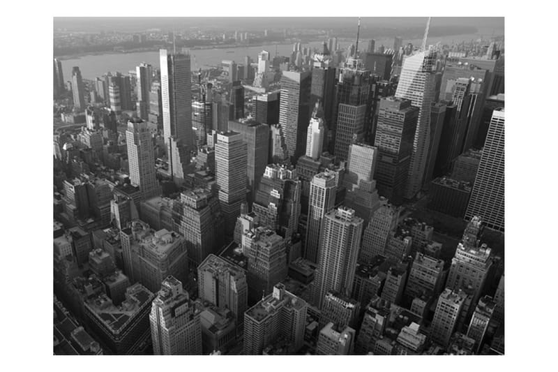 Fototapet New York Skyscrapers Bird's Eye View 200x154 - Artgeist sp. z o. o. - Tapeter vardagsrum - Fototapet - Kökstapeter - Tapeter sovrum & sovrumstapet
