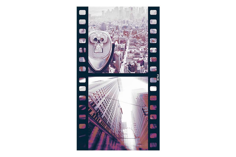 Fototapet NY Urban Collage 50x1000 - Artgeist sp. z o. o. - Tapeter vardagsrum - Fototapet - Kökstapeter - Tapeter sovrum & sovrumstapet
