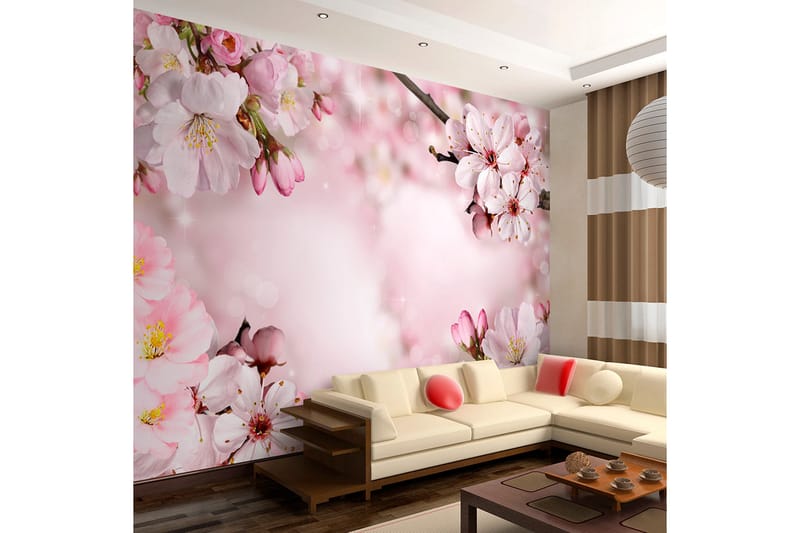 Fototapet Spring Cherry Blossom 300x210 - Artgeist sp. z o. o. - Tapeter vardagsrum - Fototapet - Kökstapeter - Tapeter sovrum & sovrumstapet