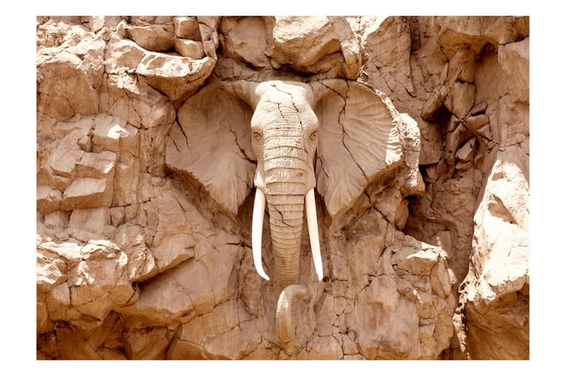 Fototapet Stone Elephant South Africa 300x210 - Artgeist sp. z o. o. - Tapeter vardagsrum - Tapeter sovrum & sovrumstapet - Kökstapeter - Fototapet