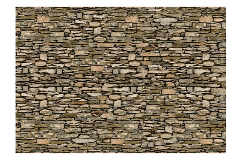 Fototapet Stone Wall 200x140 - Artgeist sp. z o. o. - Tapeter vardagsrum - Fototapet - Kökstapeter - Tapeter sovrum & sovrumstapet