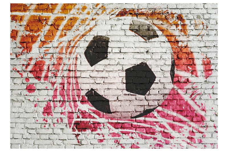 Fototapet Street Football 250x175 - Artgeist sp. z o. o. - Tapeter vardagsrum - Fototapet - Kökstapeter - Tapeter sovrum & sovrumstapet
